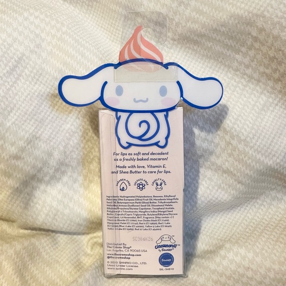 Brand New Unopened The Creme Shop x Cinnamoroll Peach Mousse Macaron Lip Balm 🍑 - Picture 2 of 2
